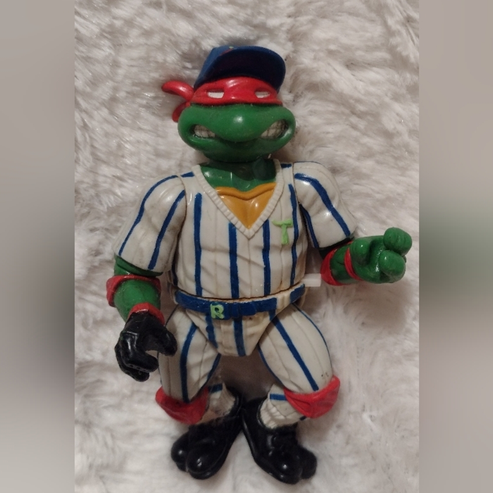 Teenage Mutant Ninja Turtles Sports Figure Lot Baseball Hockey